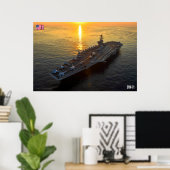 米国空母 – CVN-71 ポスター (ホームオフィス)