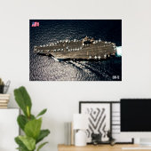 米国空母 – CVN-72 ポスター (ホームオフィス)