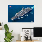 米国空母 – CVN-74 ポスター (ホームオフィス)