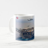 米国空母 – CVN-74 Mug コーヒーマグカップ (正面左)