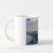米国空母 – CVN-74 Mug コーヒーマグカップ (左)
