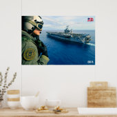米国空母 – CVN-75 ポスター (キッチン)
