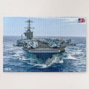 米国空母 – CVN 75 (20x30インチ) ジグソーパズル