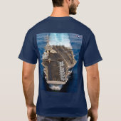 米国空母 – CVN-76 Tシャツ (裏面)