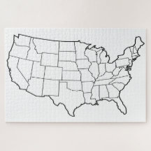 米国空白のの地図