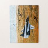 米国空軍コンセプトファイター航空機 ジグソーパズル (縦)