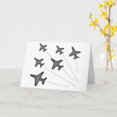 米国空軍 カード (黄色い花)