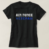 米国空軍、USAF、空軍退役軍人 動揺して Tシャツ (デザイン正面)