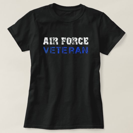 米国空軍、USAF、空軍退役軍人 動揺して Tシャツ (デザイン正面)