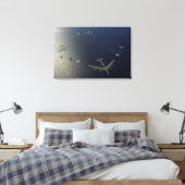 米国空軍B-52ストラトフォレス航空機2 キャンバスプリント (インサイチュ (寝室))