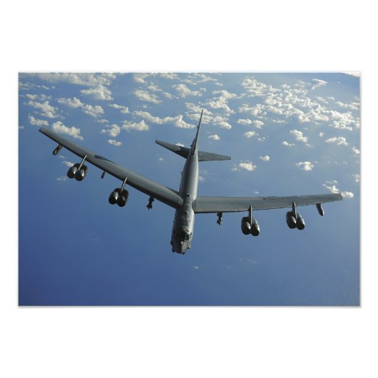 米国空軍B-52ストラトフォレス フォトプリント            (正面)