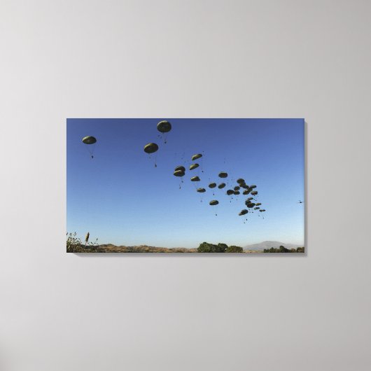 米国空軍C-17グローブマスターIII 2 キャンバスプリント (正面)