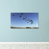 米国空軍C-17グローブマスターIII 2 キャンバスプリント (インサイチュ (ウッドフロア))