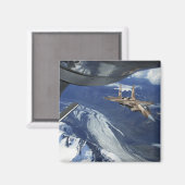 米国空軍F-15Cイーグルが位置する マグネット (正面/裏面)