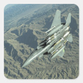米国空軍F-15Eストライクイーグル スクエアシール (正面)