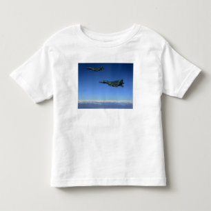 米国空軍F-15E殴打イーグルス2 トドラーTシャツ