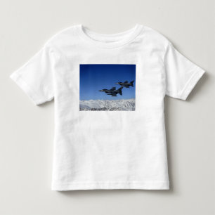 米国空軍F-16の戦いの《鳥》ハヤブサ トドラーTシャツ