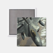 米国空軍F-22ラプターはKCによって給油される –  マグネット (正面/裏面)