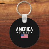 米国第1次米国国旗 キーホルダー (正面)