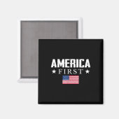 米国第1次米国国旗 マグネット (正面/裏面)