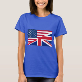 米国籍と英国国旗のTシャツ(デュアル・シチズン) Tシャツ