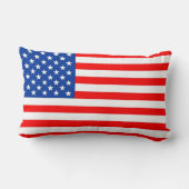米国米国の国旗の枕 ランバークッション (裏面)