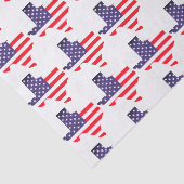 米国米国旗の星テキサス州は及び縞で飾ります 薄葉紙 (詳細)