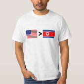 米国素晴らしいより北朝鮮のTシャツ Tシャツ (正面)