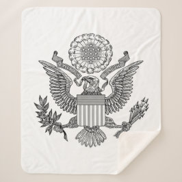 米国素晴らしの印 シェルパブランケット