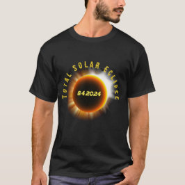 米国総太陽の食8/4/2024 Tシャツ