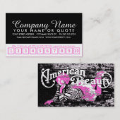 米国美しいロイヤリティ計画 ロイヤリティカード (正面/裏面)