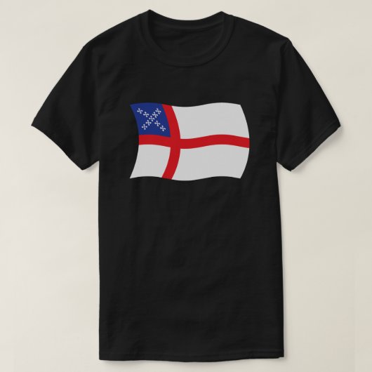 米国聖公会の国旗のシャツ Tシャツ (デザイン正面)