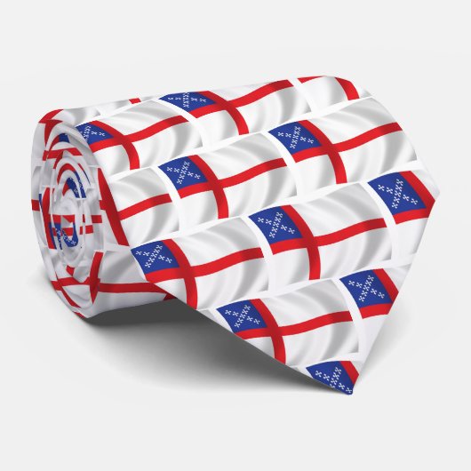 米国聖公会の旗タイ ネクタイ (ロール)