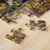 米国色彩の鮮やかサンフランシスコ婦人 ジグソーパズル (側面)