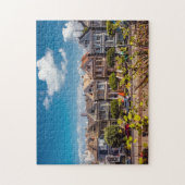 米国色彩の鮮やかサンフランシスコ婦人 ジグソーパズル (縦)