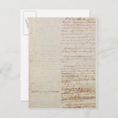 米国荷車を引く憲法の第1号 ポストカード (正面/裏面)