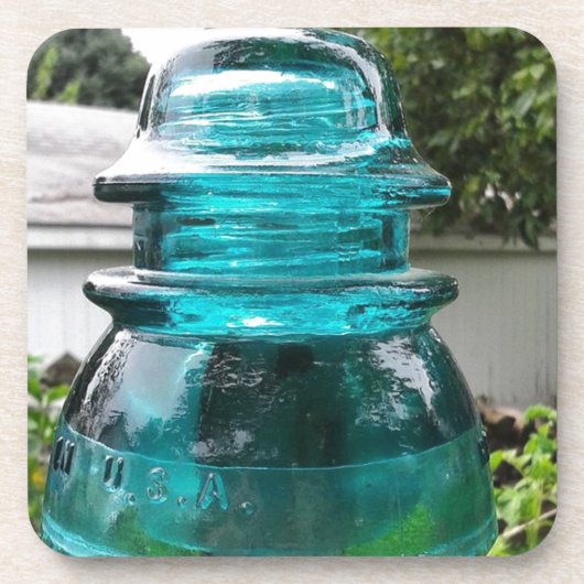 米国製のヴィンテージ絶縁体 コースター (正面)