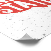 米国製タイポグラフィ ポスター (角)