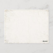 米国製ダーティヴィンテージフラグ付きポストカード ポストカード (裏面)