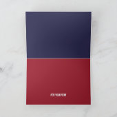 米国製統一された州国旗 カード (内部)