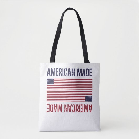 米国製統一された州国旗 トートバッグ (正面)