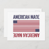 米国製統一された州国旗 ポストカード (正面/裏面)