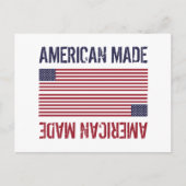 米国製統一された州国旗 ポストカード (正面)