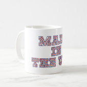 米国製 コーヒーマグカップ (正面左)
