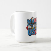 米国製 コーヒーマグカップ (正面左)