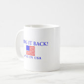 米国製 コーヒーマグカップ (正面左)