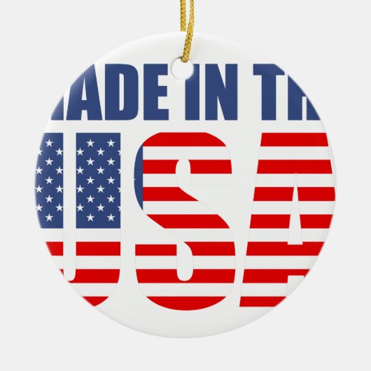 米国製 セラミックオーナメント (正面)