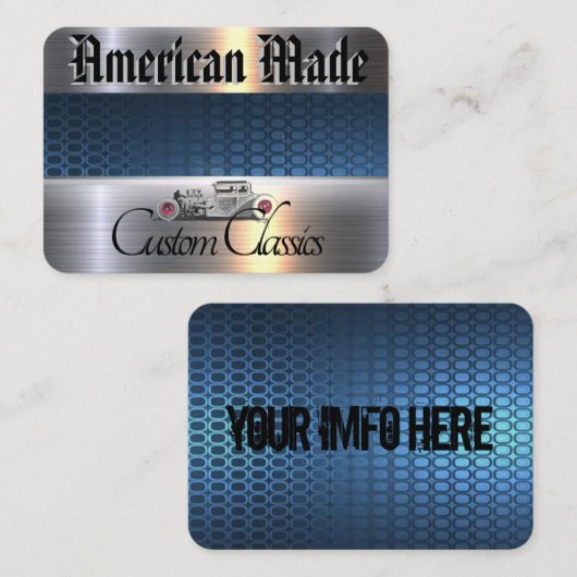 米国製 名刺 (正面/裏面)