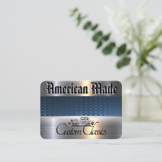 米国製 名刺 (スタンド正面)