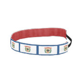 米国西バスリップまたは滑ることージニア州旗を持つノンヘッドバンド アスレチックヘッドバンド (右)